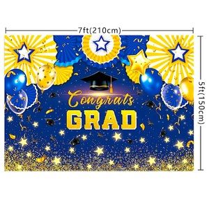 7x5 ft Congrats Grad Backdrop